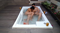 Amazon position sex position in the outdoor tub with my hubby